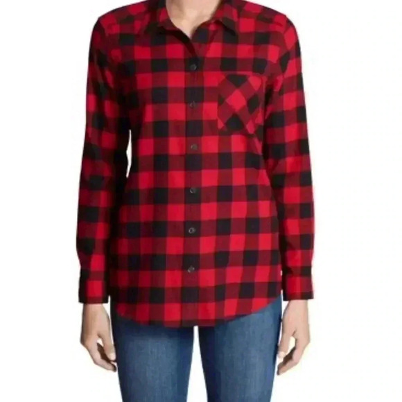 Eddie Bauer plaid flannel - Picture 1 of 4